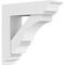 Ekena Millwork Standard Balboa Architectural Grade PVC Bracket With Traditional Ends, 5"W x 18"D x 18"H BKTP05X18X18BOA01 - alternate 1